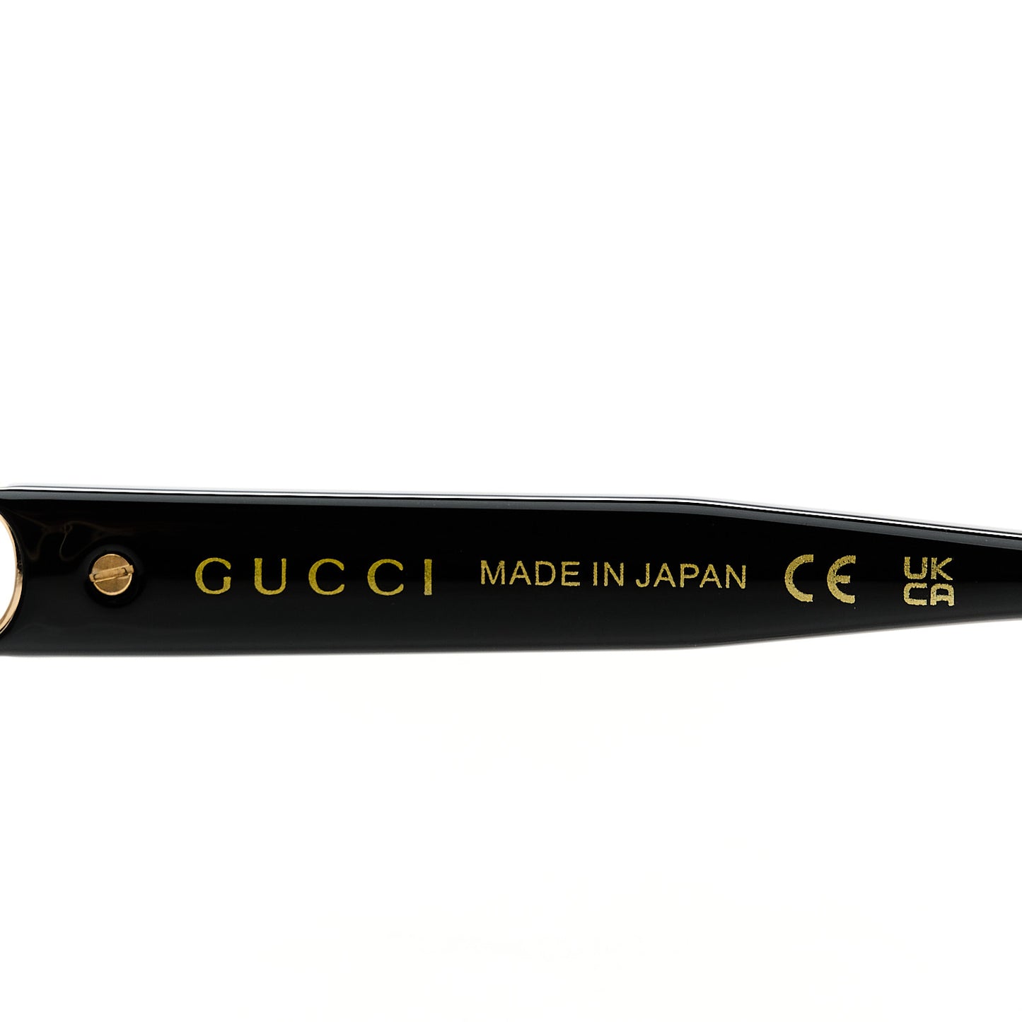 Metal Diapason Rimless Geometric Sunglasses GG1562S Black
