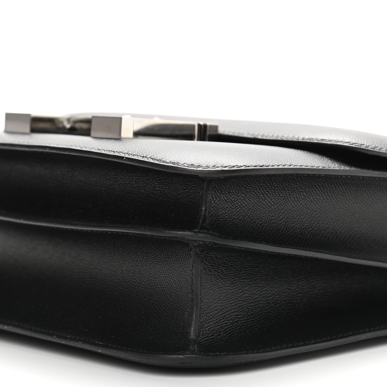 Hermes Grained Monsieur Lizard Constance 24 Black Ombre 6 of 9