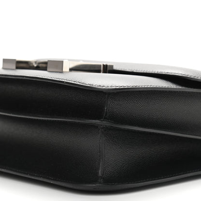 Hermes Grained Monsieur Lizard Constance 24 Black Ombre 6 of 9
