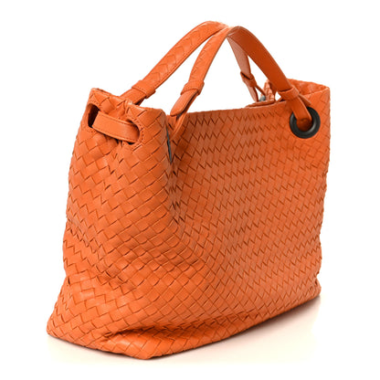 Bottega Veneta Nappa Intrecciato Bella Tote Orange 3 of 11