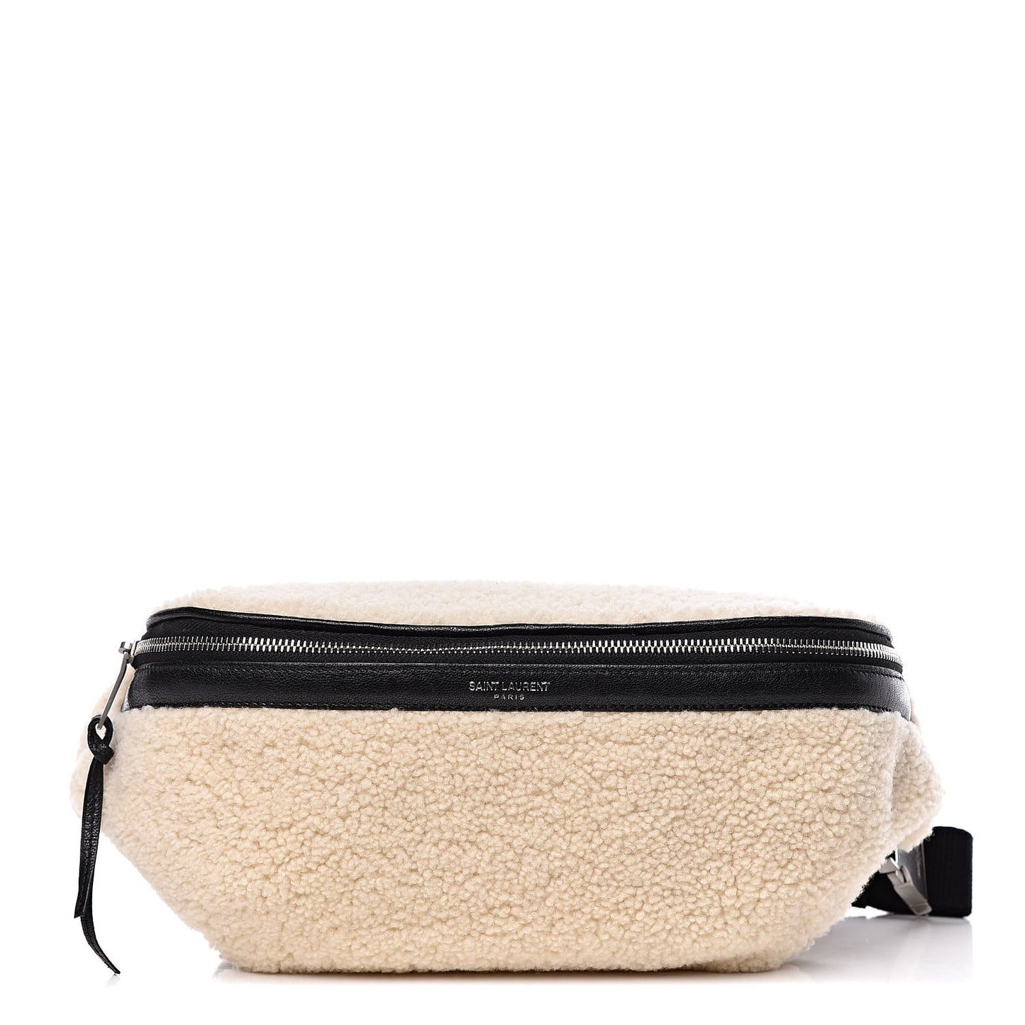 Shearling Belt Bag Beige