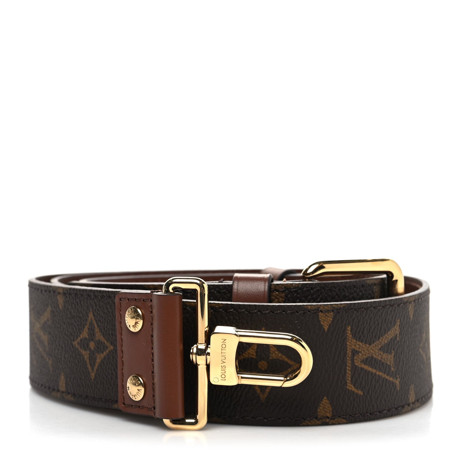 Louis Vuitton Monogram Adjustable Papillon Shoulder Strap Black 1 of 4