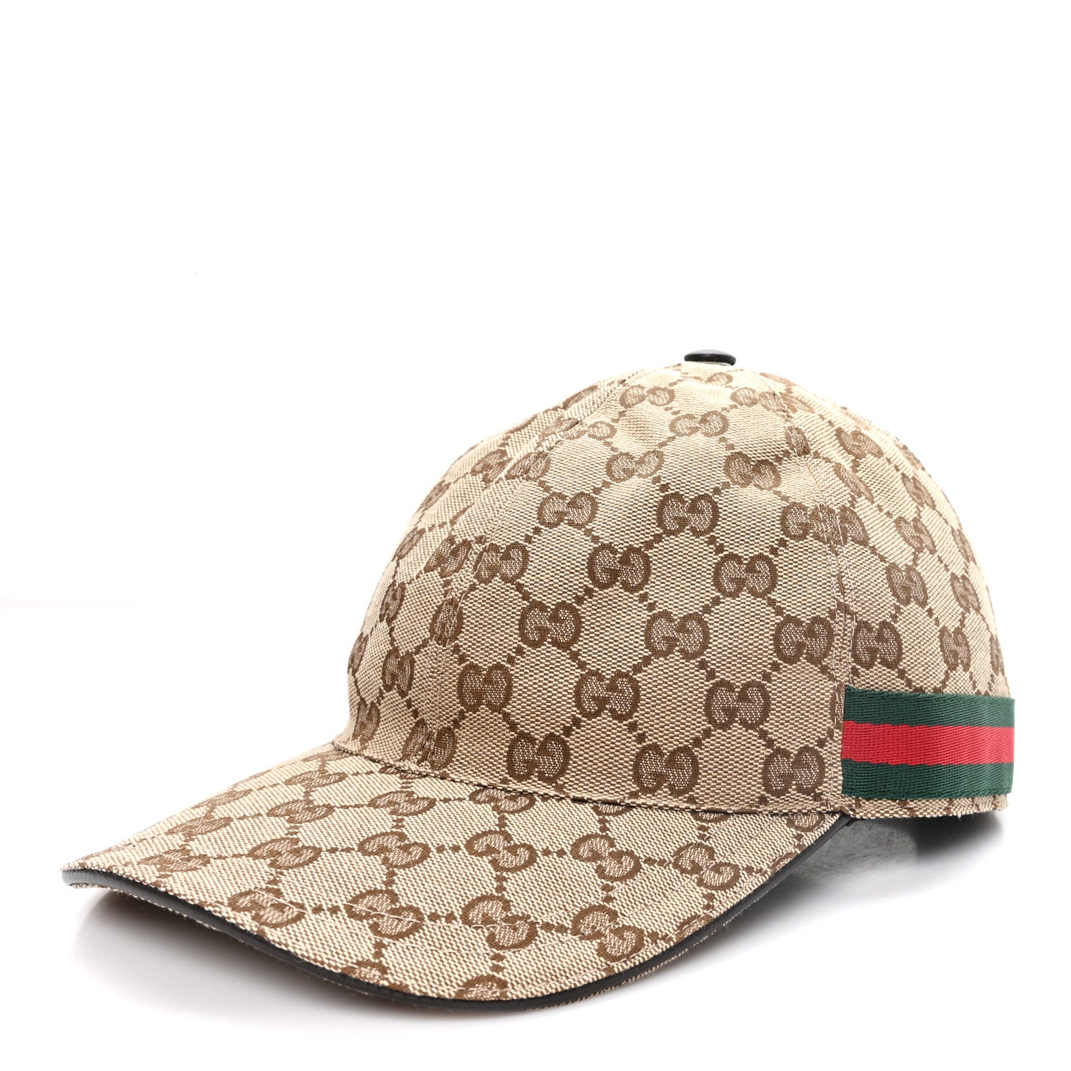 Gucci Monogram Web Baseball Hat M Beige Cocoa 1 of 9