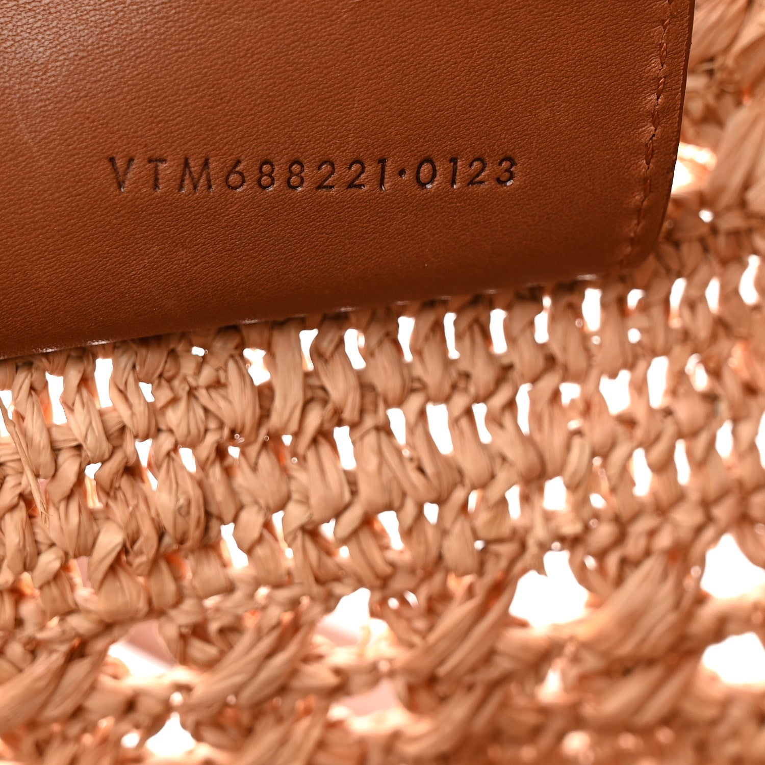 Saint Laurent Raffia Calfskin Medium Panier Tote Naturel 7 of 10