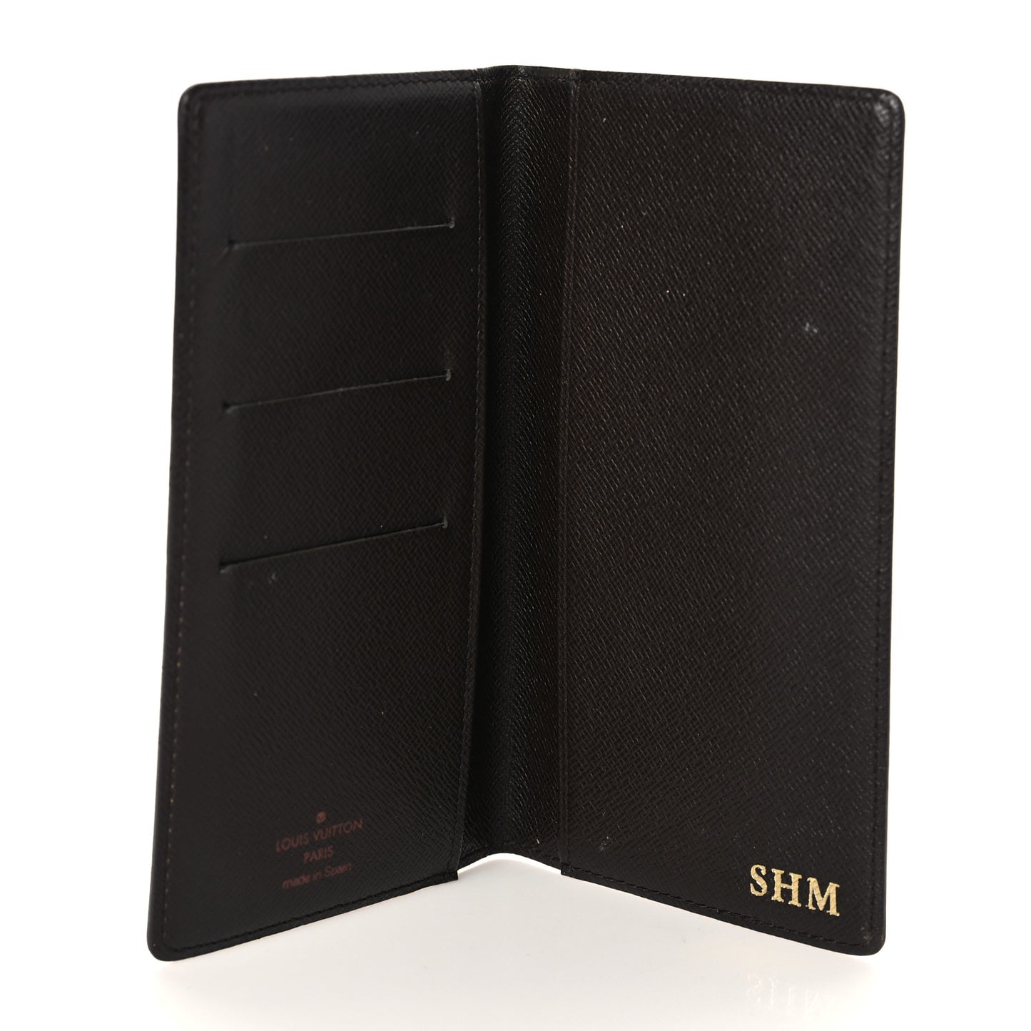 Damier Ebene Checkbook Cover Wallet
