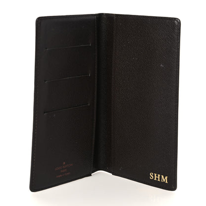 Louis Vuitton Damier Ebene Checkbook Cover Wallet 5 of 8