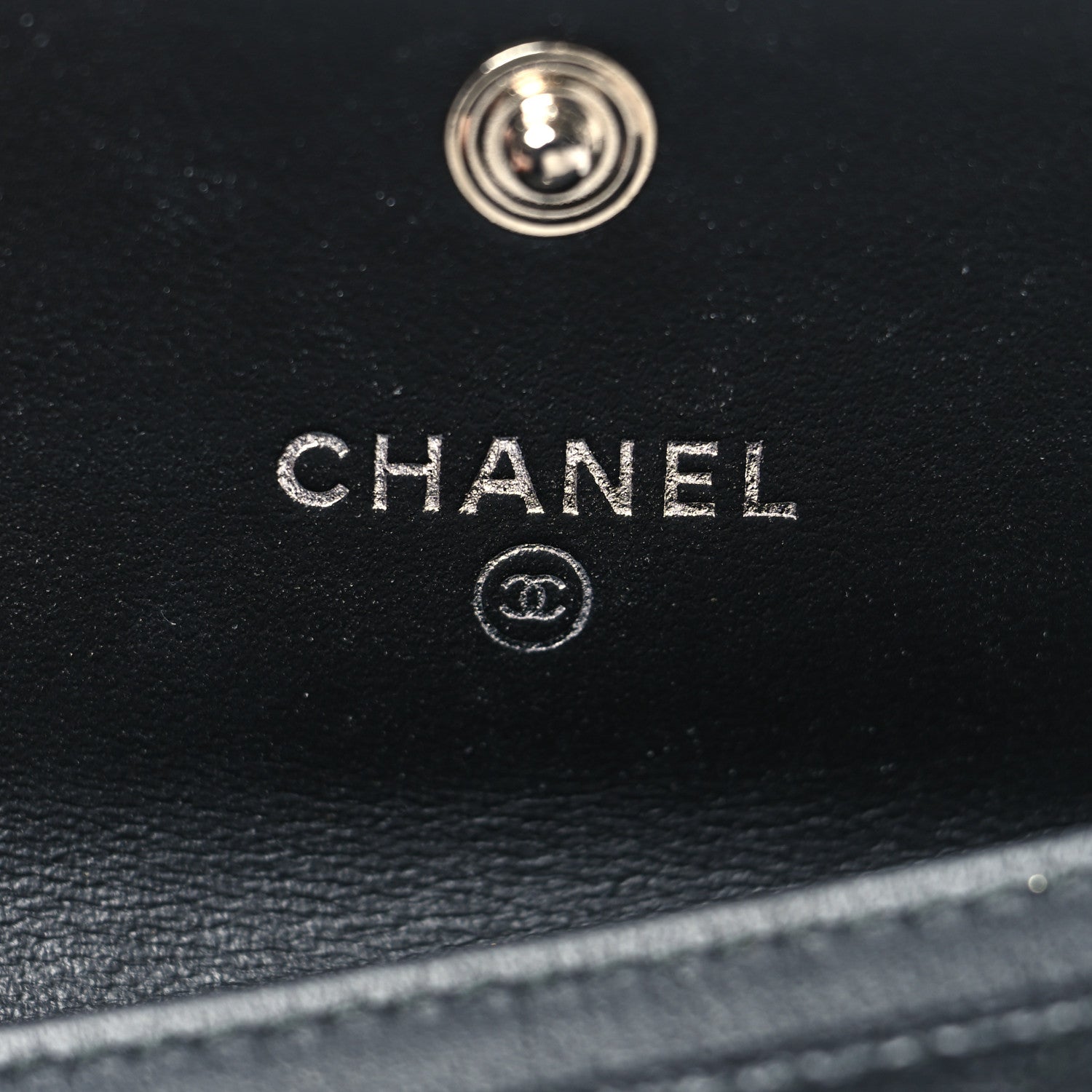 Chanel Caviar Quilted Boy Flap Card Holder Black 6 of 12