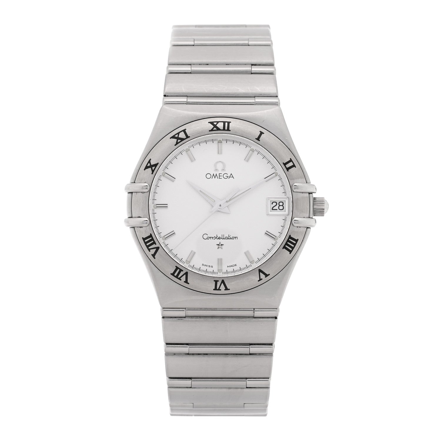 Omega tainless Steel 33mm Constellation Quartz Watch White 1512.30 1 of 4