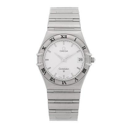Omega tainless Steel 33mm Constellation Quartz Watch White 1512.30 1 of 4