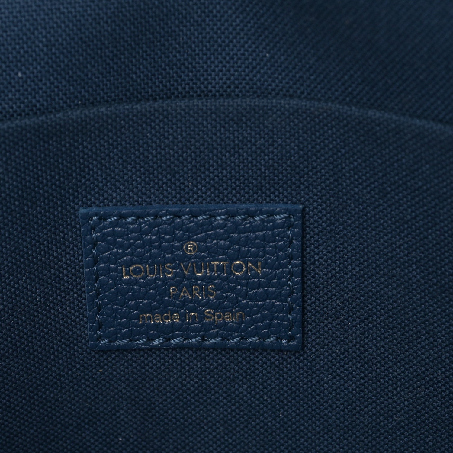 Louis Vuitton Empreinte Monogram Giant Felicie Pochette Chain Wallet Gradient Blue 7 of 10