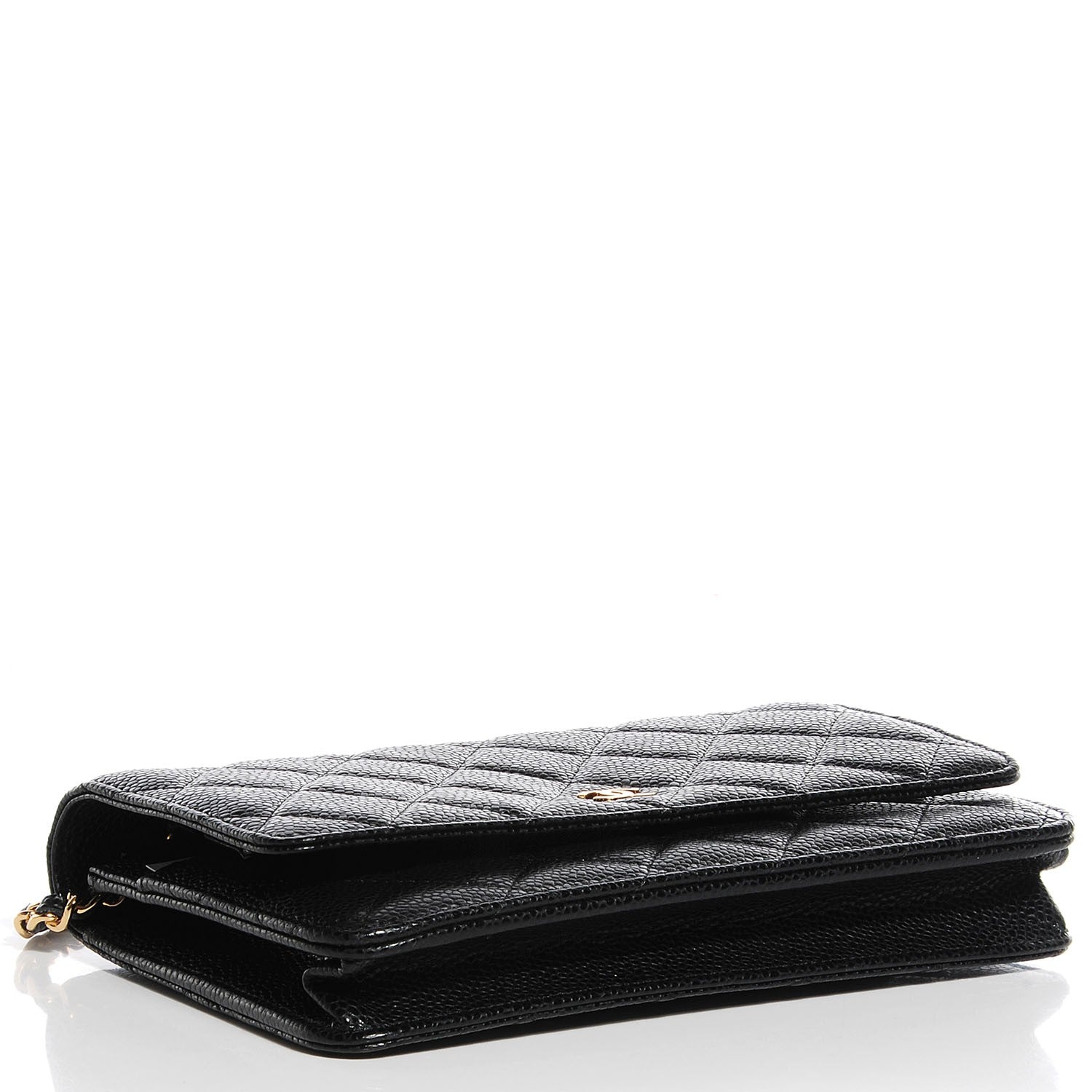 Chanel Caviar Quilted Wallet On Chain WOC Black 4 of 9