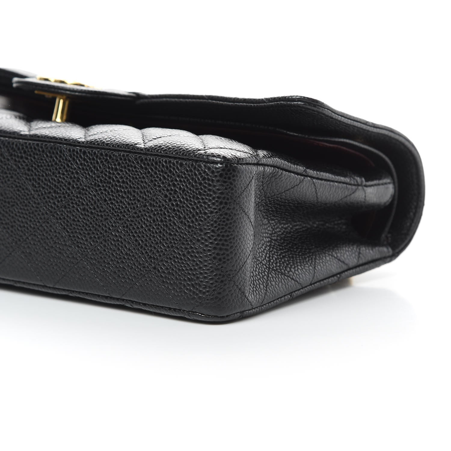 Chanel Caviar Quilted Medium Double Flap Black 11 of 12