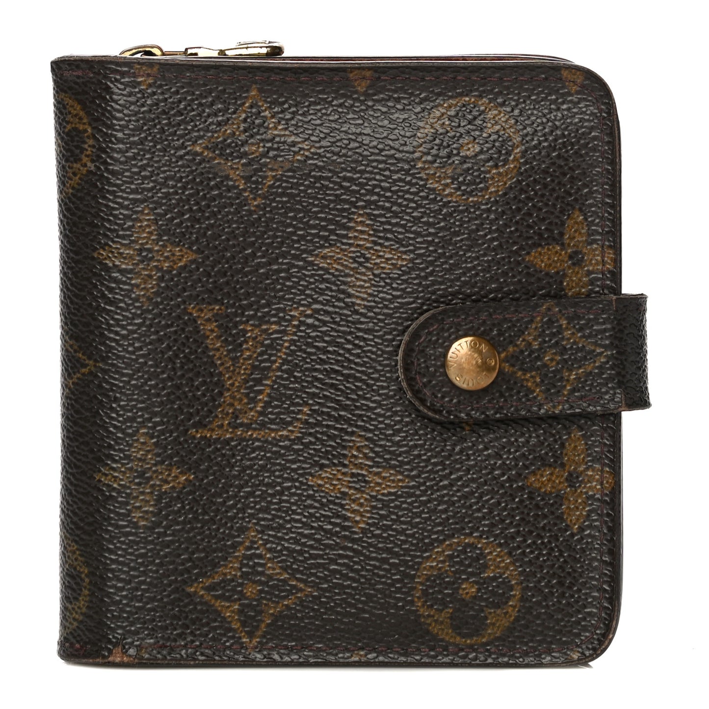 Monogram Compact Zippe Zipped Wallet