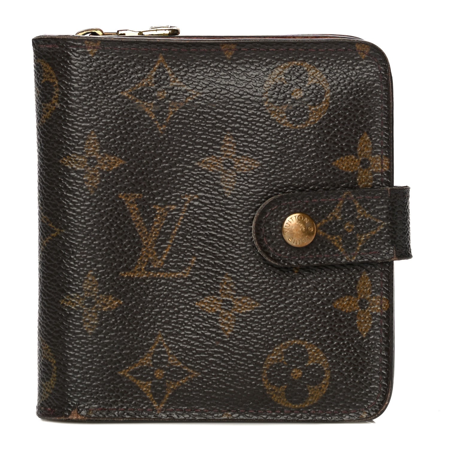 Louis Vuitton Monogram Compact Zippe Zipped Wallet 1 of 24