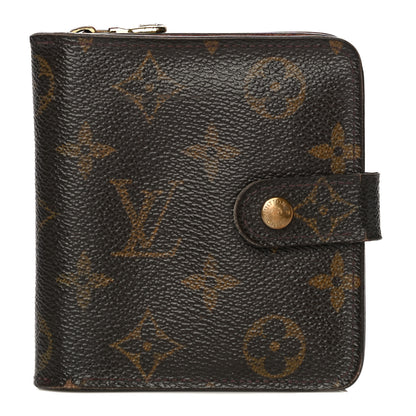 Louis Vuitton Monogram Compact Zippe Zipped Wallet 1 of 24
