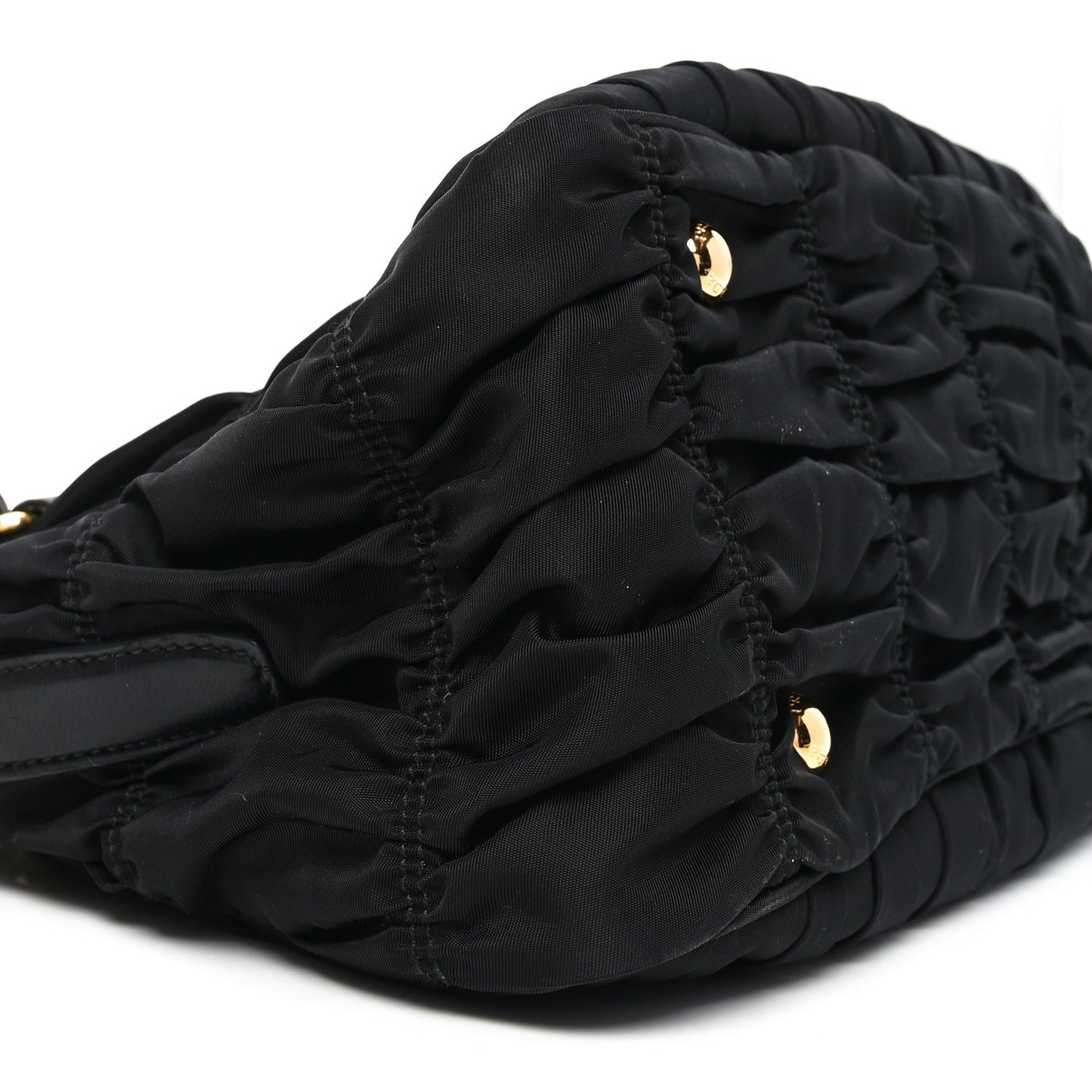 Tessuto Nylon Gaufre Tote Black