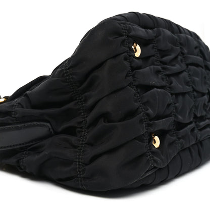 Prada Tessuto Nylon Gaufre Tote Black 8 of 9