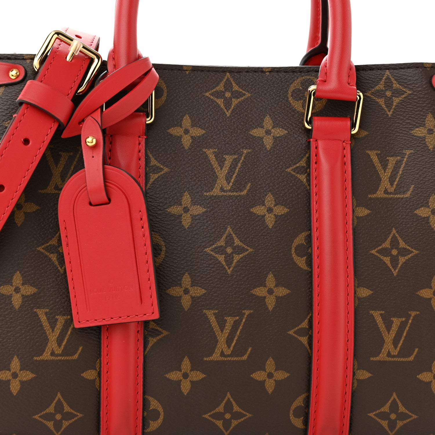 Louis Vuitton Monogram Soufflot BB Cherry 7 of 9