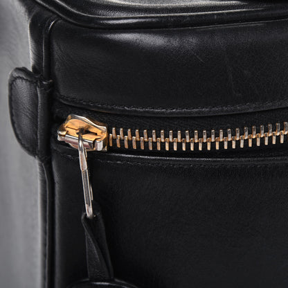 Chanel Lambskin Vanity Cosmetic Case Black 18 of 21