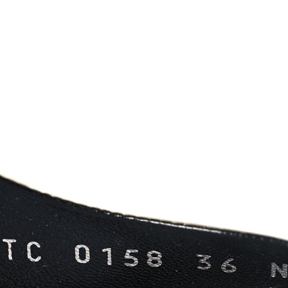 Louis Vuitton Monogram Patent Call Back Pumps 36 White 6 of 10