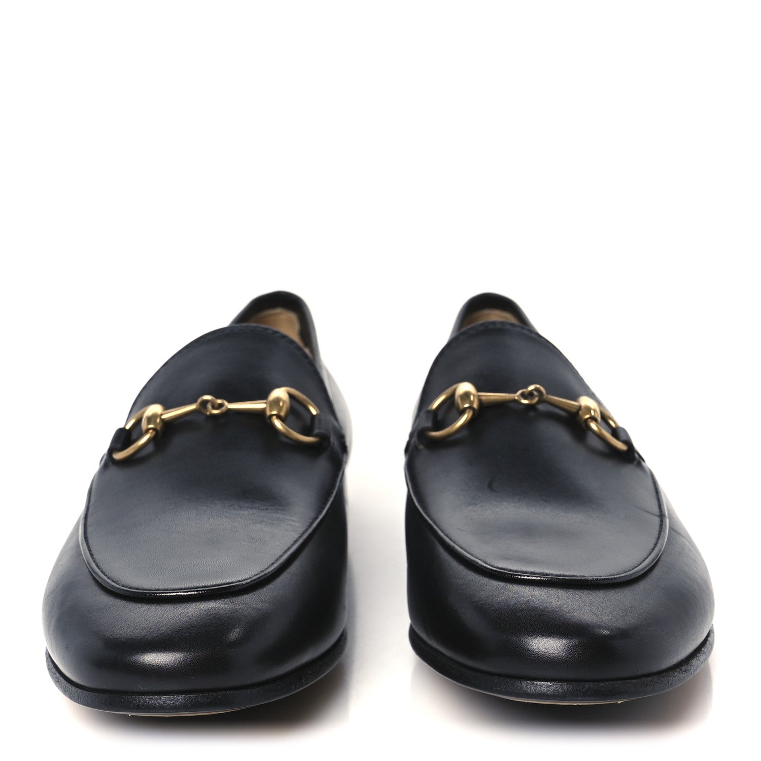 Gucci Calfskin Womens Jordaan Loafers 36 Black 3 of 9
