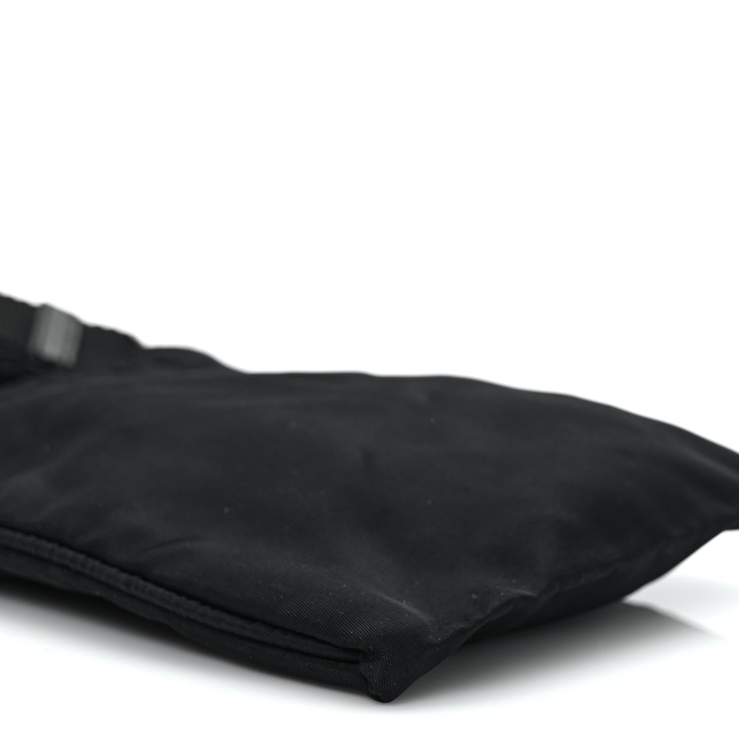 Prada Tessuto Nylon Flat Messenger Bag Black 6 of 9