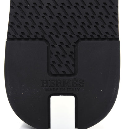 Hermes Calfskin Womens Trail Sneakers 40 Black 6 of 9