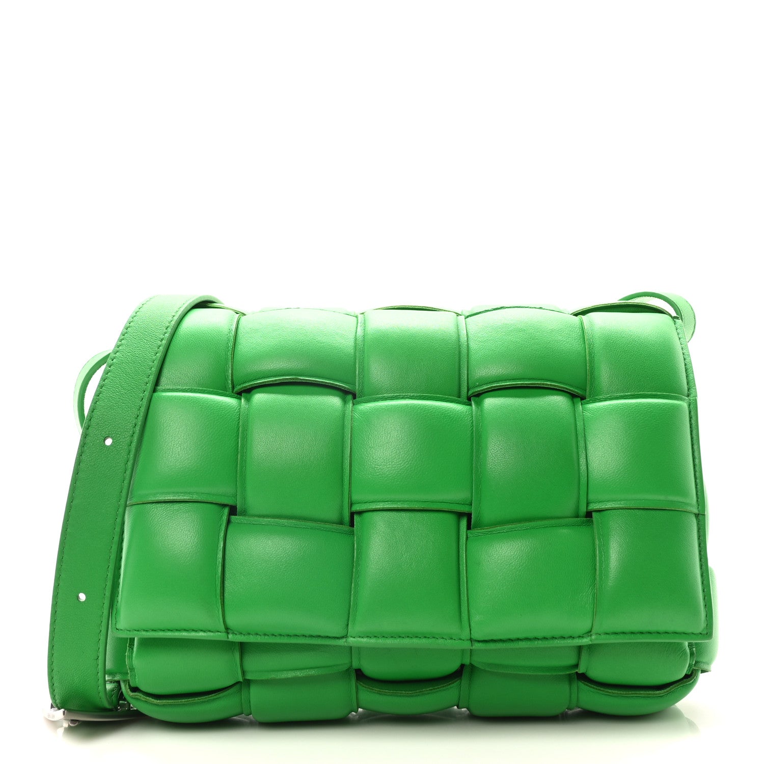 Bottega Veneta Nappa Maxi Intreccio Padded Cassette Crossbody Bag Parakeet 1 of 10