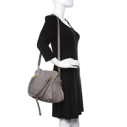 Chloe Calfskin Medium Marcie Satchel Cashmere Grey 3 of 16