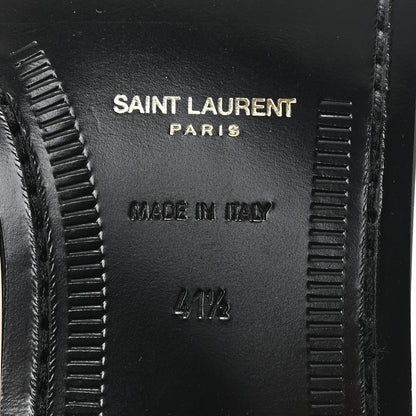 Saint Laurent Calfskin Penny Loafers 41.5 Pearl 7 of 10