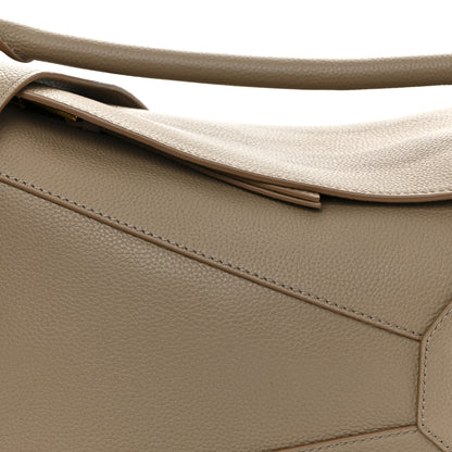 Loewe Grained Calfskin Small Puzzle Edge Bag Sand 8 of 10