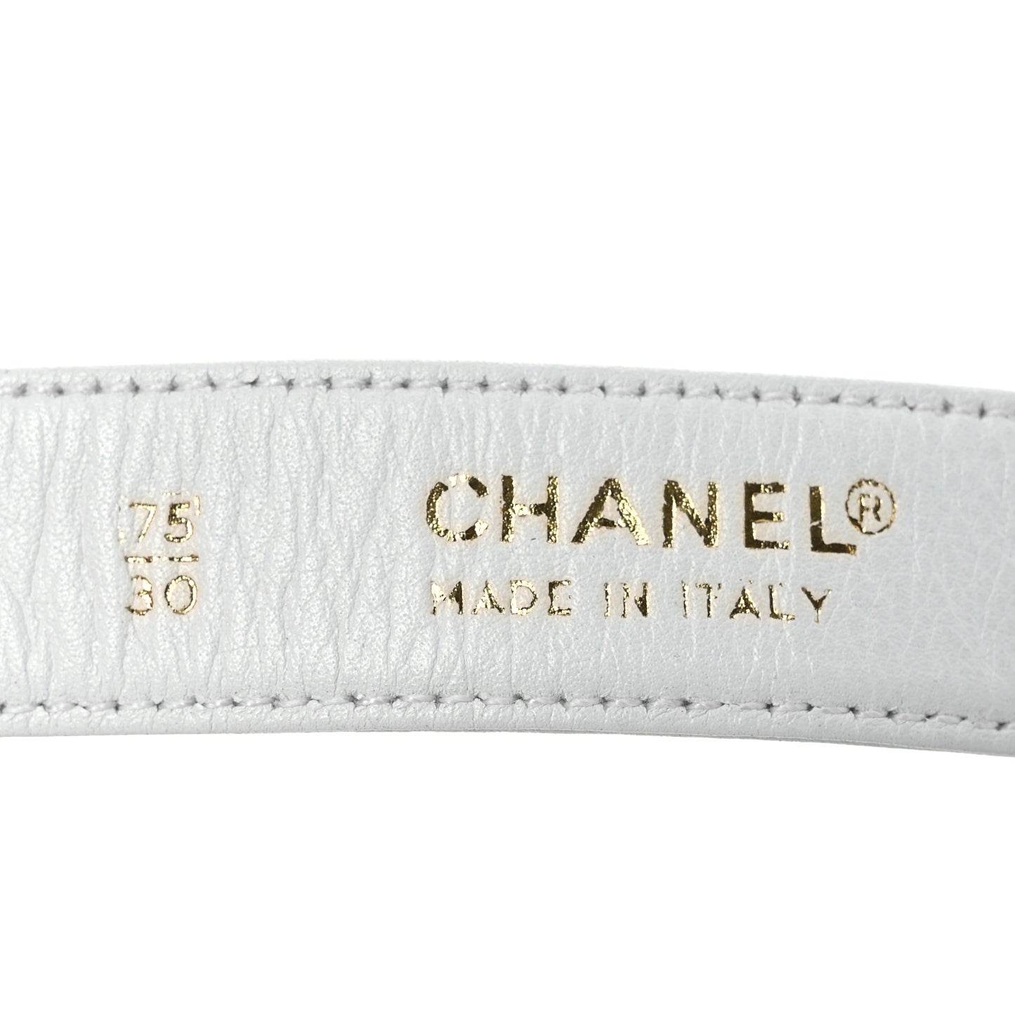 Lambskin Quilted Flap Waist Belt Bag 75 30 White