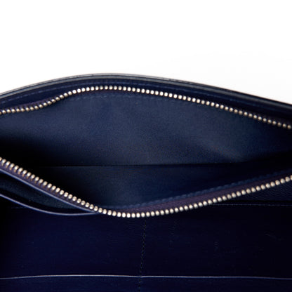 Christian Dior Patent Cannage Miss Dior Chain Wallet Blue Nuit 8 of 12