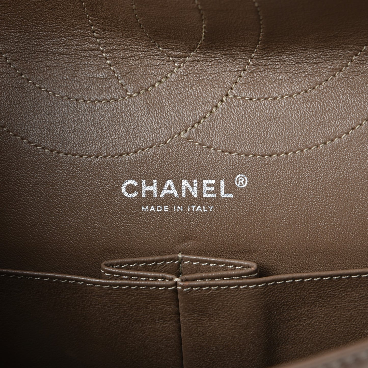 Metallic Aged Calfskin Quilted 2.55 Reissue 227 Flap Gold
