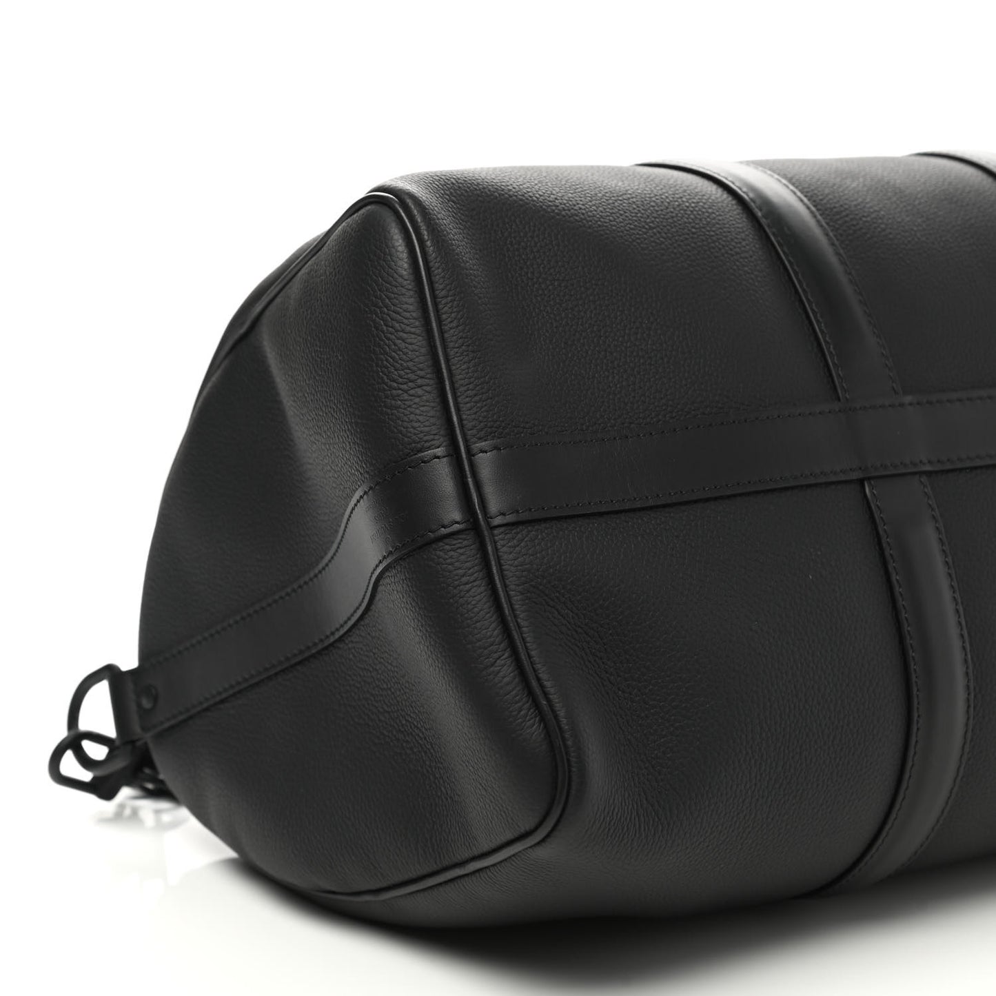 Grained Calfskin Aerogram Keepall Bandouliere 40 Black