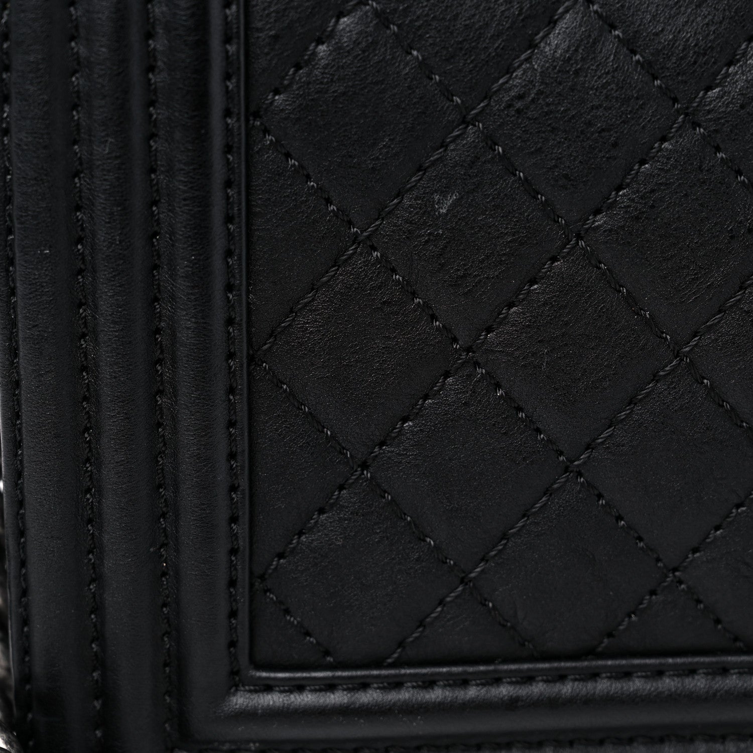 Chanel Calfskin Quilted Metal Embellished Paris Dallas Medium Boy Flap Black 15 of 15