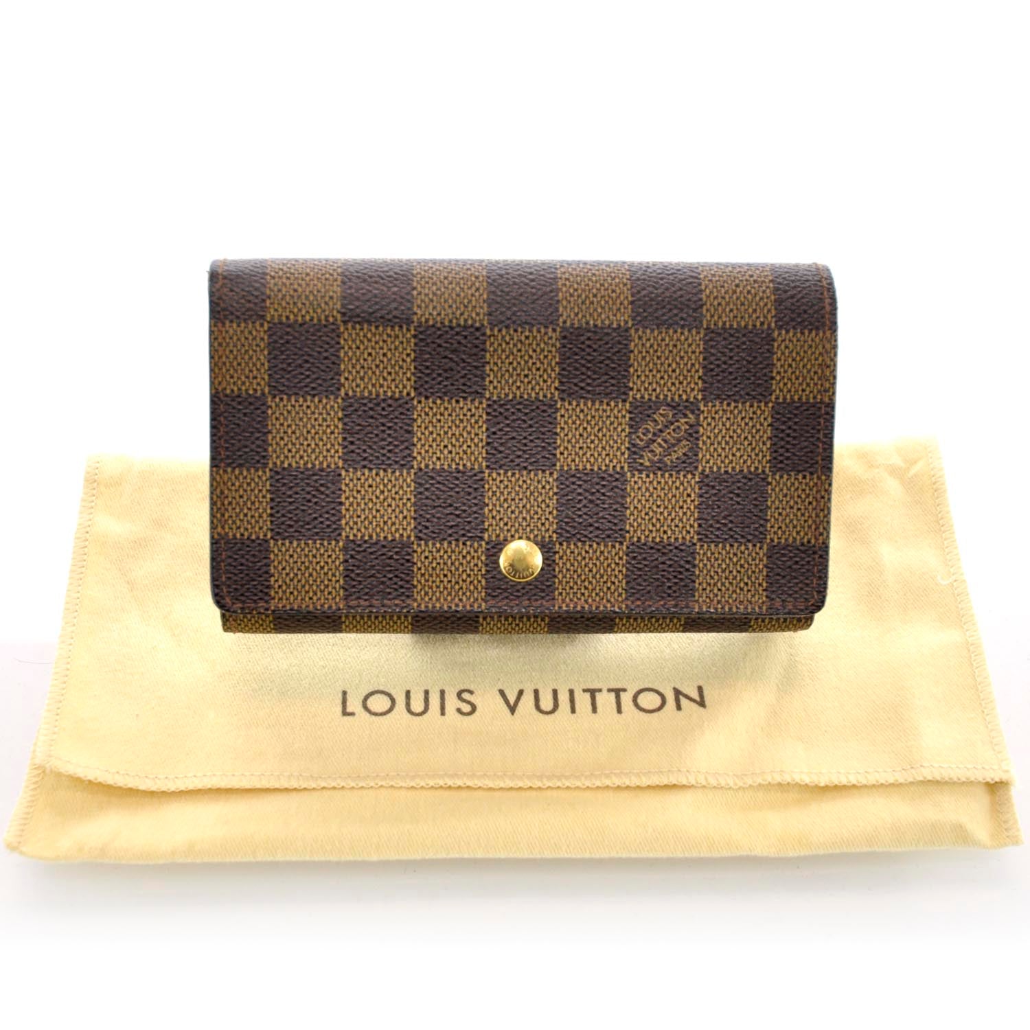Louis Vuitton Damier Ebene Porte-Monnaie Tresor Wallet 7 of 11