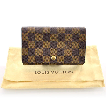 Louis Vuitton Damier Ebene Porte-Monnaie Tresor Wallet 7 of 11