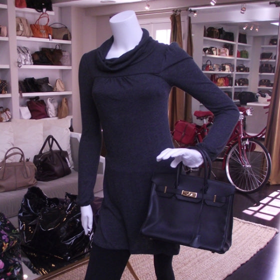Swift Leather BIRKIN 30 Black