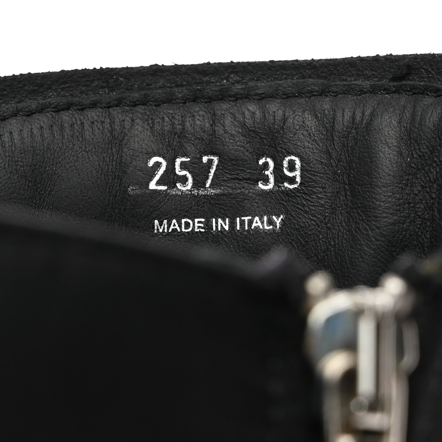 Prada Spazzolato Rois Re-Nylon Metal Triangle Logo Monolith Pouch Pocket 55mm Tall Combat Boots 39 Black 6 of 8