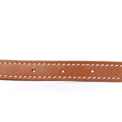 Hermes Barenia Mini Etriviere 4 Tours Bracelet L Fauve 6 of 6