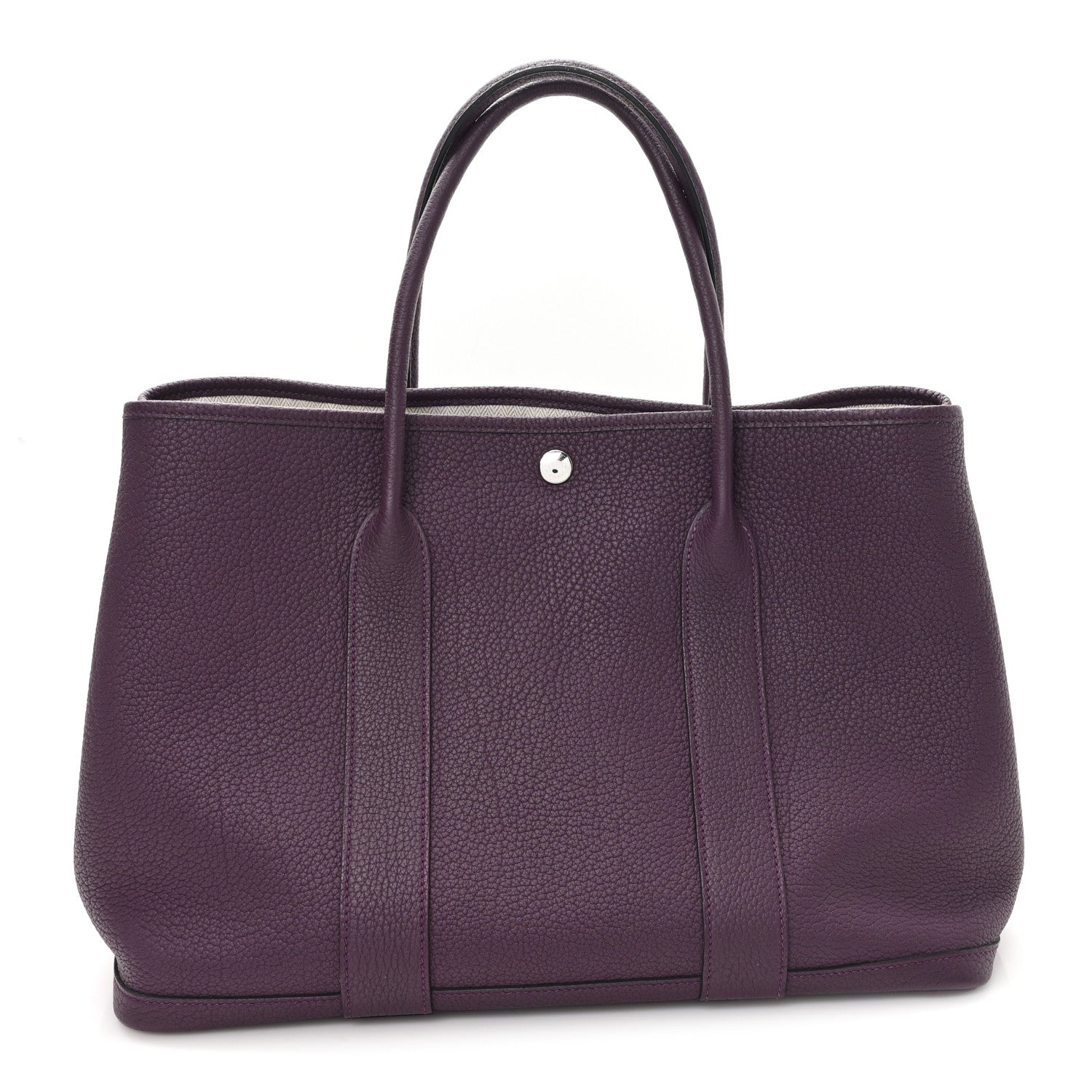Hermes Negonda Garden Party Tote 36 MM Cassis 1 of 11