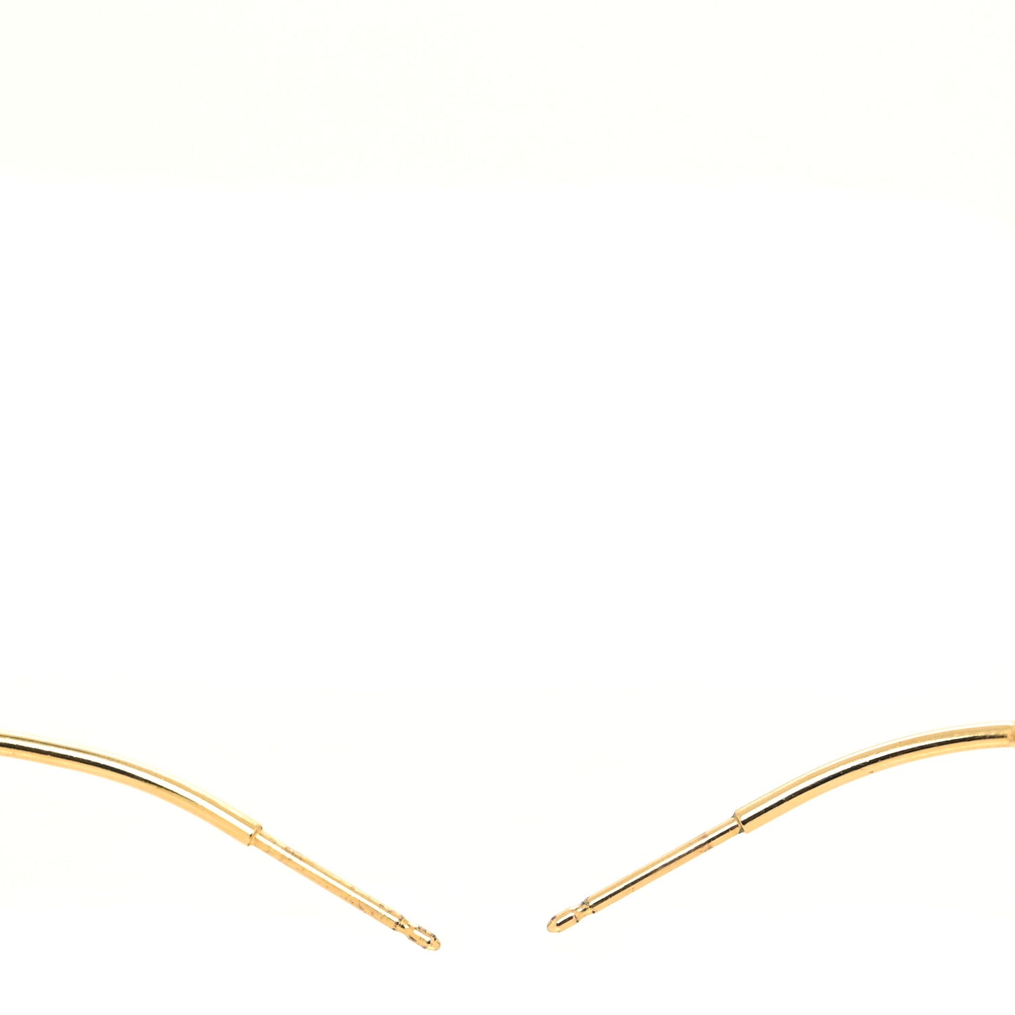 A La Folie Hoop Earrings Gold