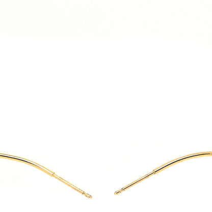 Louis Vuitton A La Folie Hoop Earrings Gold 3 of 3