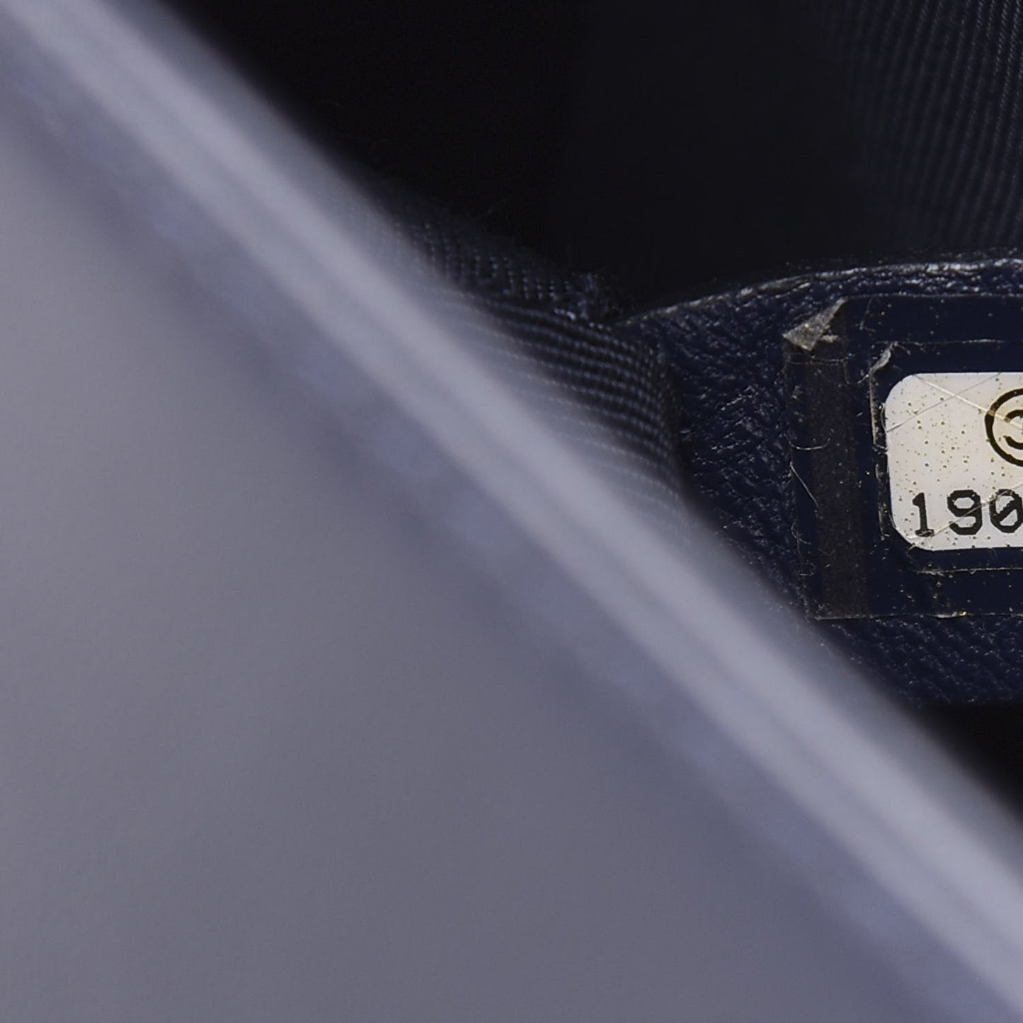 Calfskin Quilted Medium Boy Flap Dark Blue