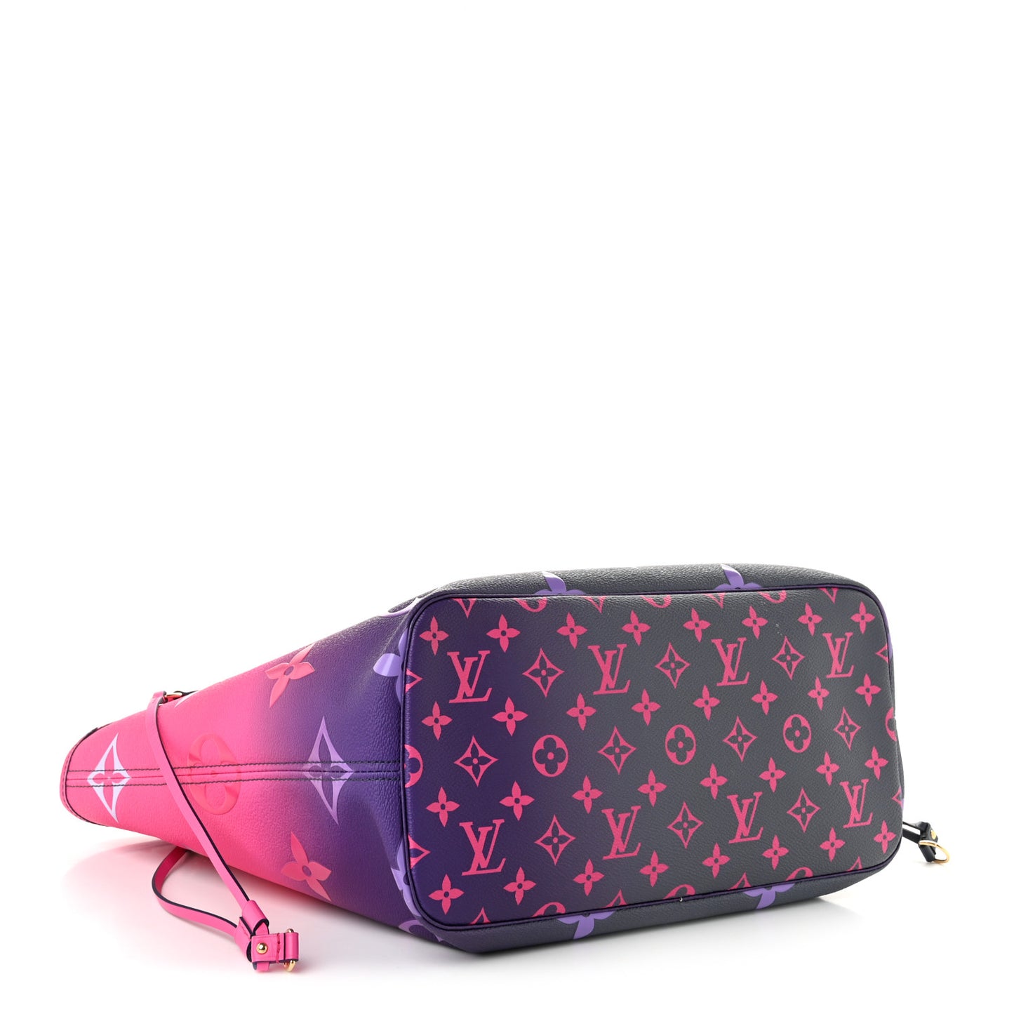 Monogram Giant Spring In The City Neverfull MM Midnight Fuchsia