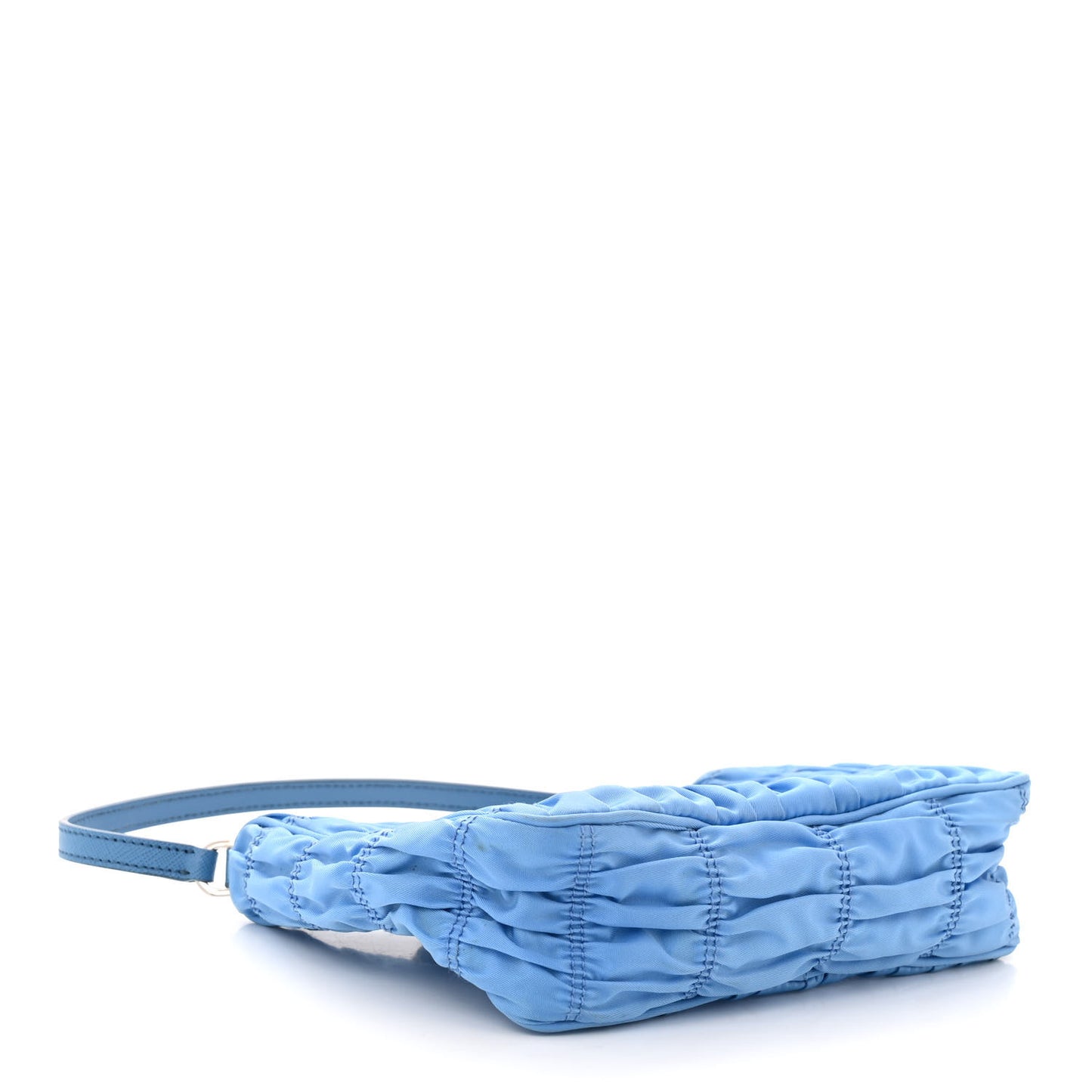Tessuto Nylon Gaufre Shoulder Bag Pervinca