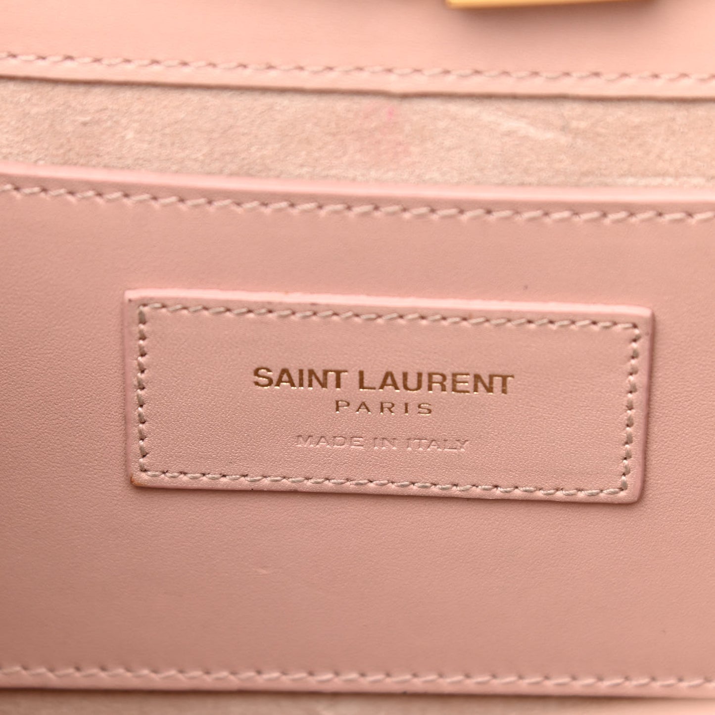 Smooth Calfskin Medium Classic Monogram Kate Tassel Satchel Pink