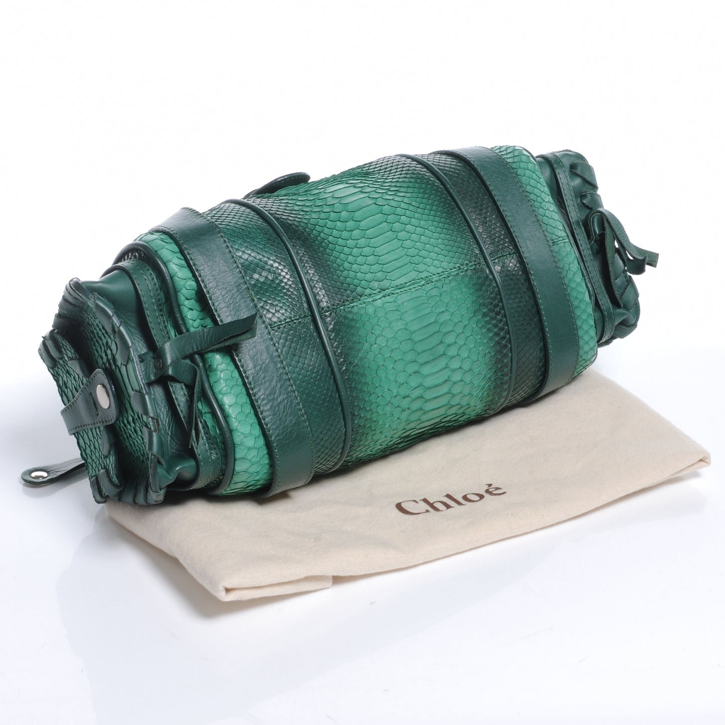 Python Silverado Shoulder Bag Emerald