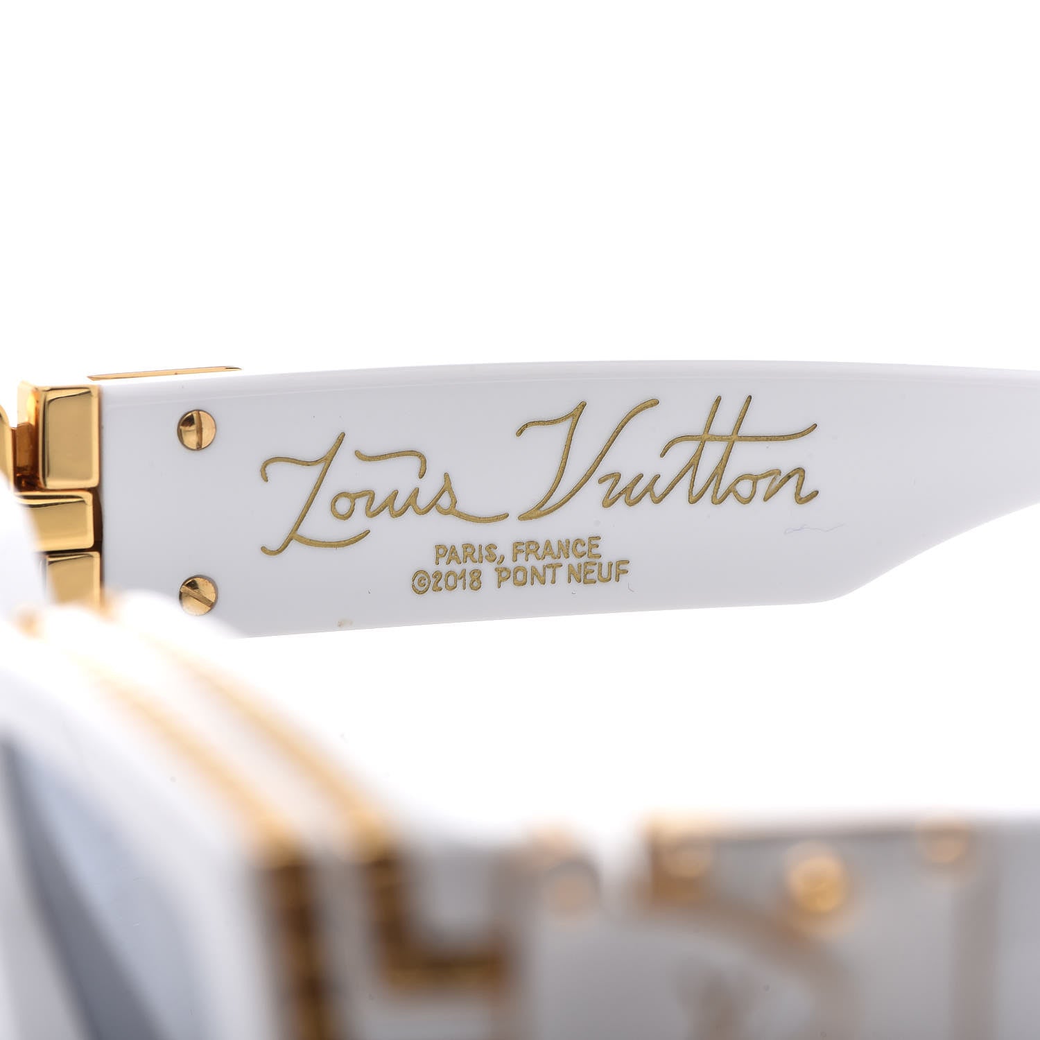 Louis Vuitton Acetate 1.1 Millionaires Z1166W Sunglasses White 6 of 8